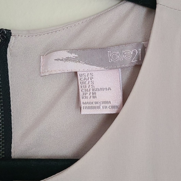 F21 beige mini dress - Picture 3 of 4